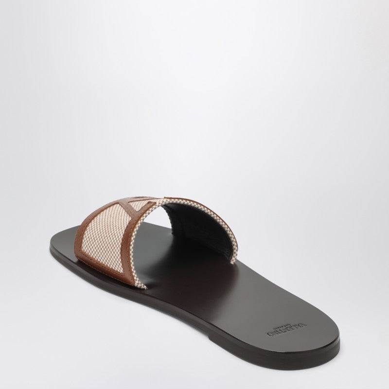 Valentino Garavani Viva Superstar canvas slides