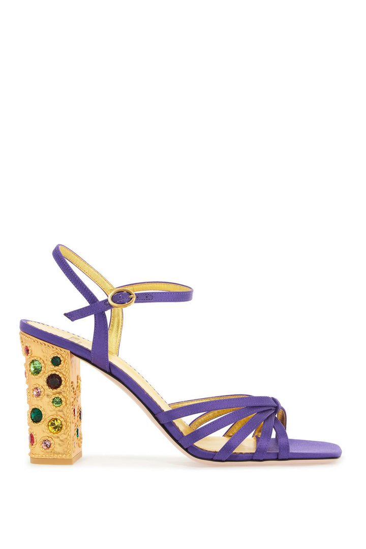 Valentino Garavani Preshoes satin sandals with crystal