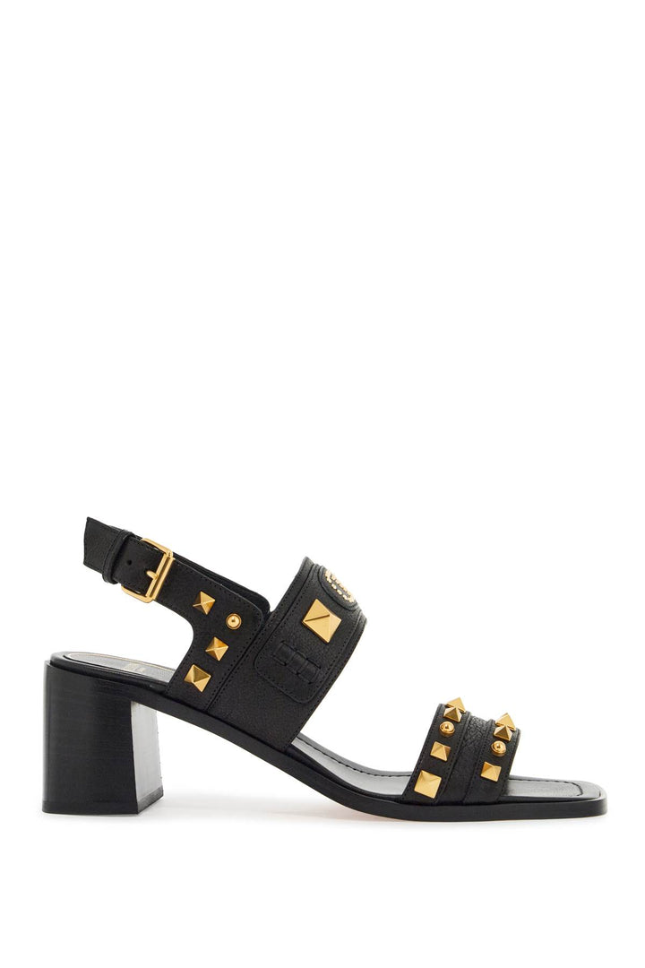 Valentino Garavani leather sandals with golden studs