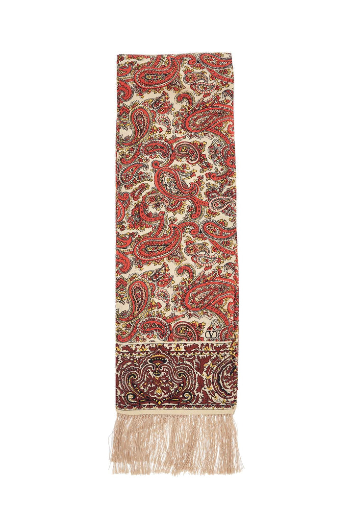 Valentino Garavani paisley silk bandeau scarf