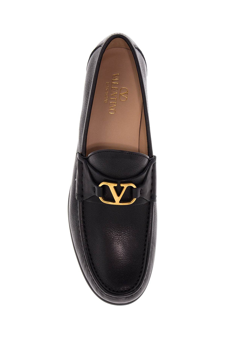 Valentino Garavani vlogo signature leather moccasins