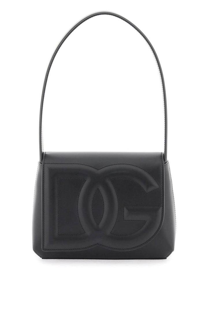 Dolce & Gabbana Dg Logo Shoulder Bag   Black