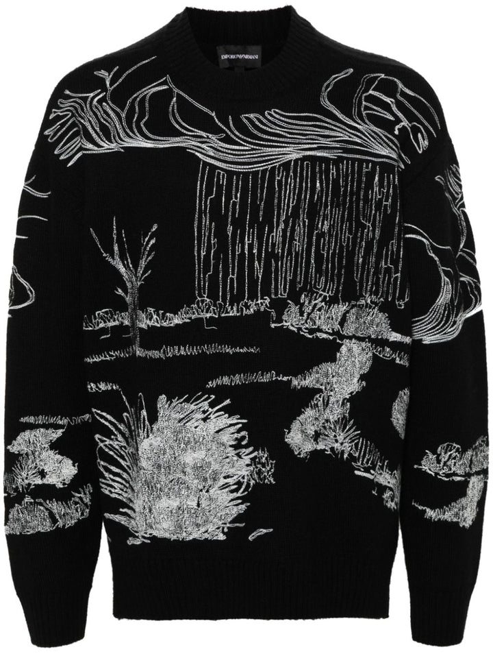 E.Armani Exclusive Pre Sweaters Black