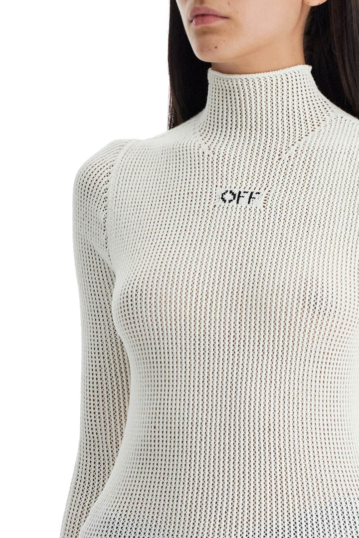Off White Off Net High Neck Top