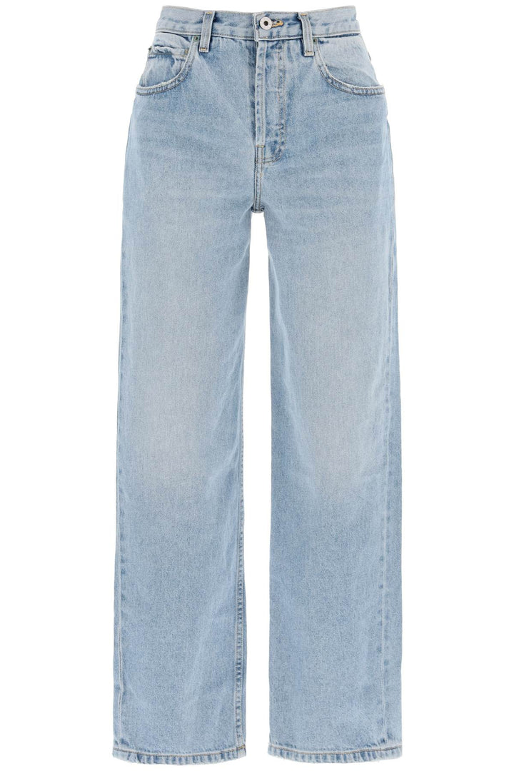 Interior remy wide leg jeans