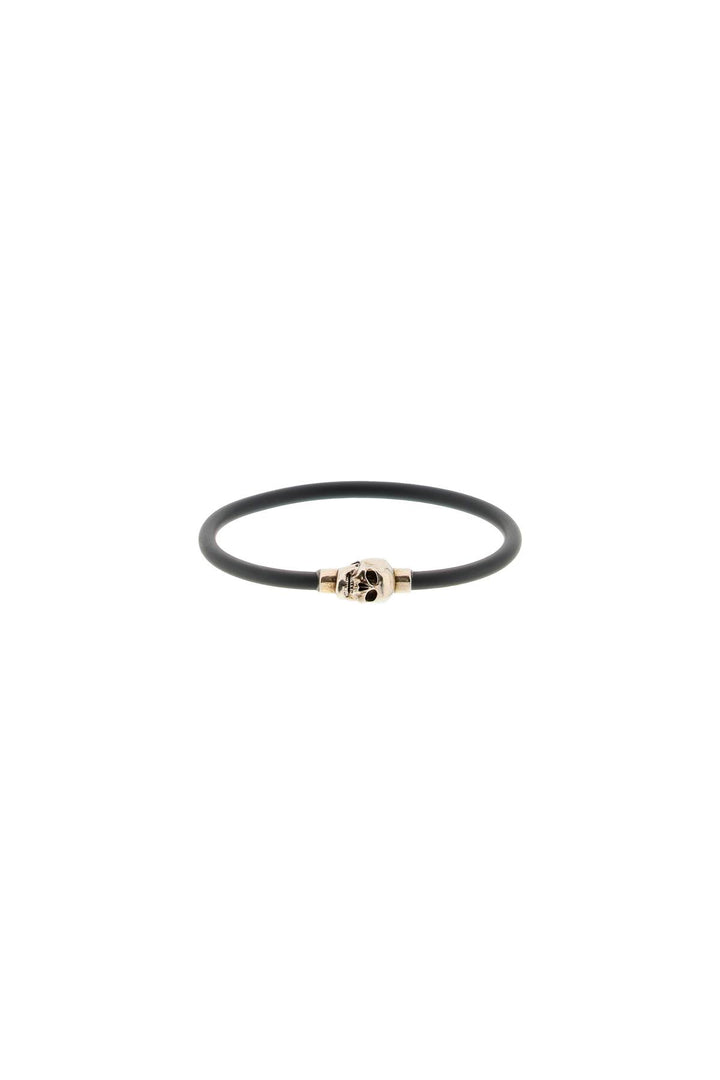 Alexander Mcqueen skull rubber bracelet