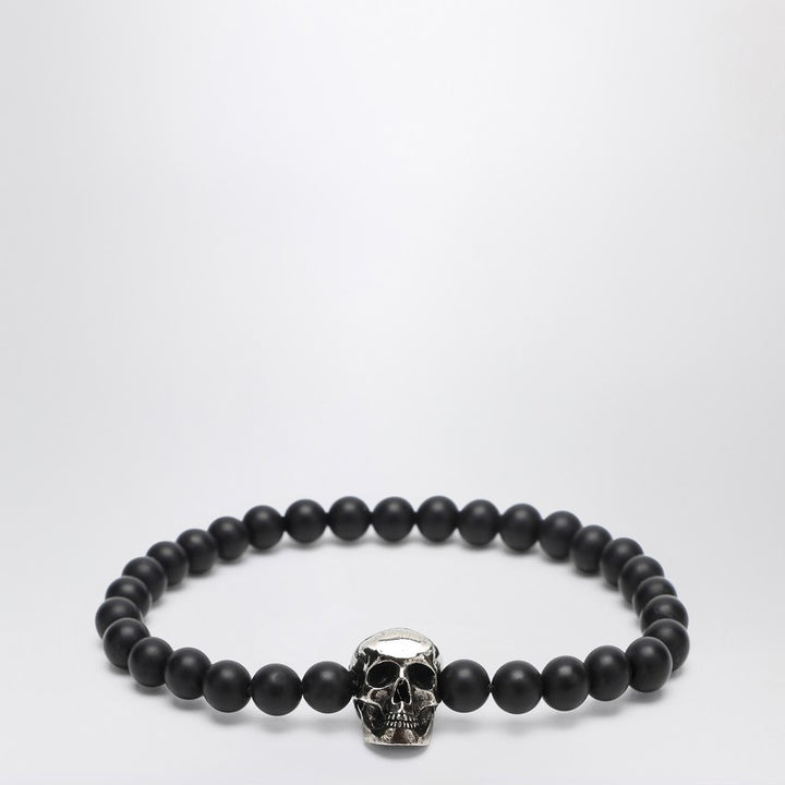 Alexander McQueen Skull bracelet with pearls