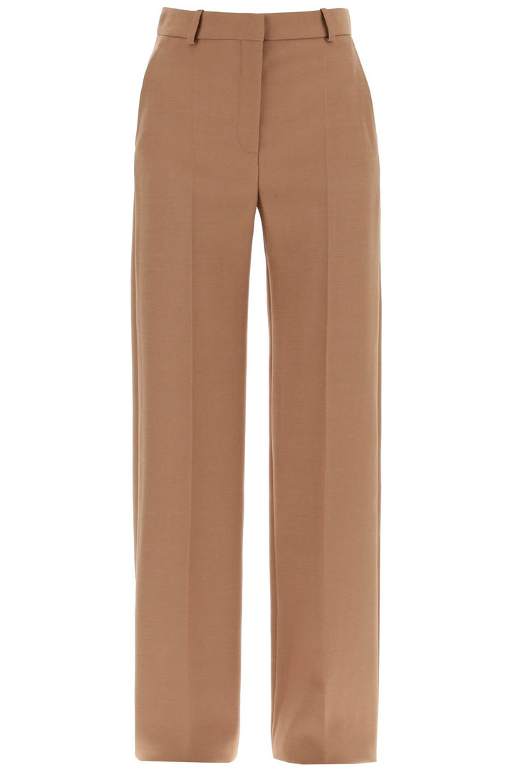 Stella Mc Cartney Straight Wool Trousers For Men.   Brown