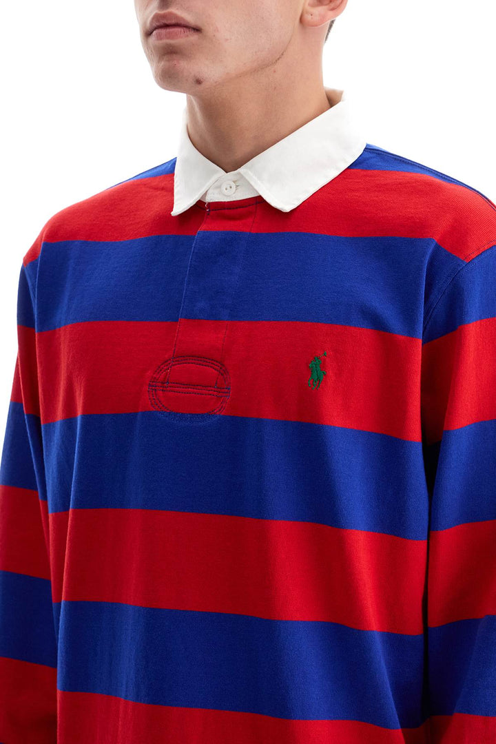 Polo Ralph Lauren long-sleeved striped polo shirt for