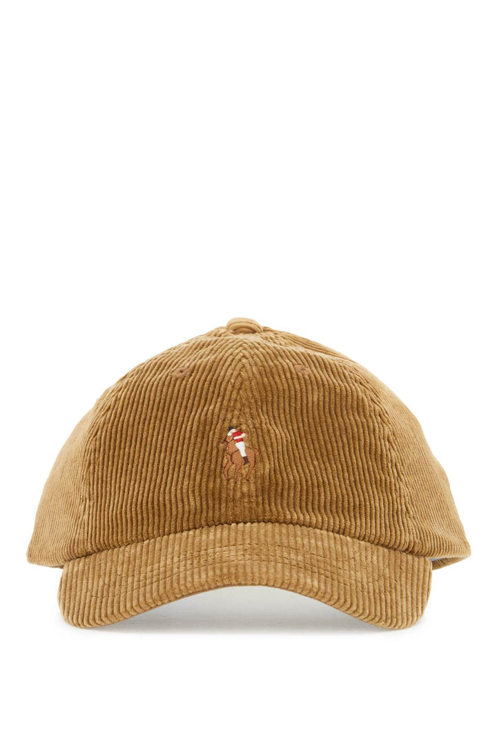 Polo Ralph Lauren velvet ribbed baseball cap with nine