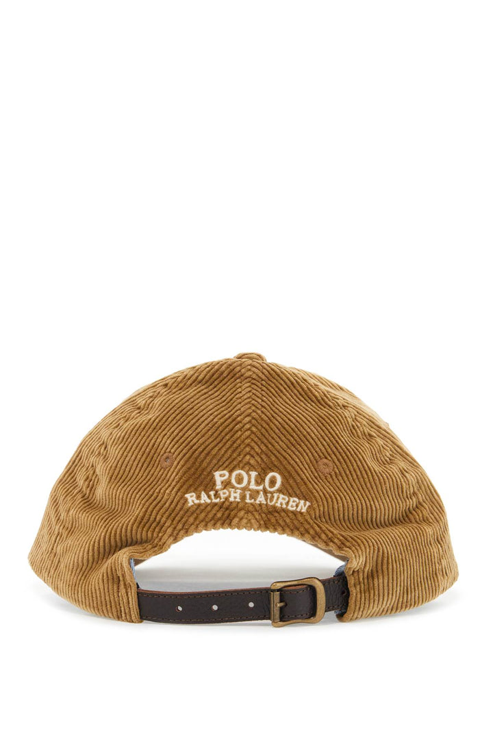 Polo Ralph Lauren velvet ribbed baseball cap with nine