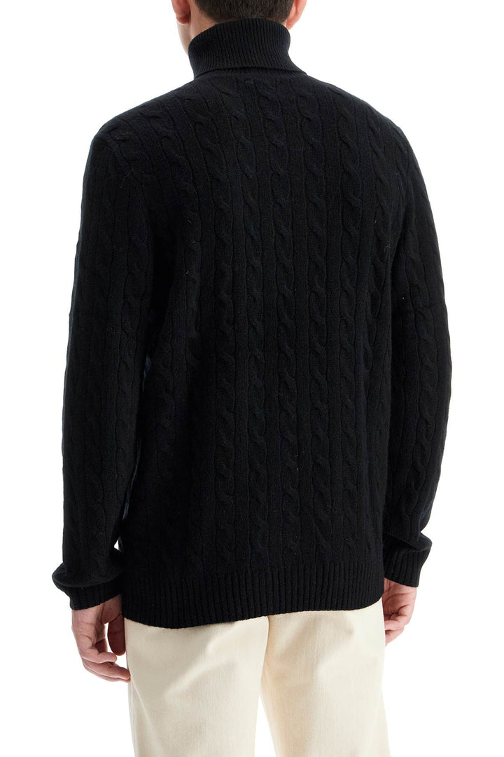 Polo Ralph Lauren cable-knit wool and cashmere turtleneck