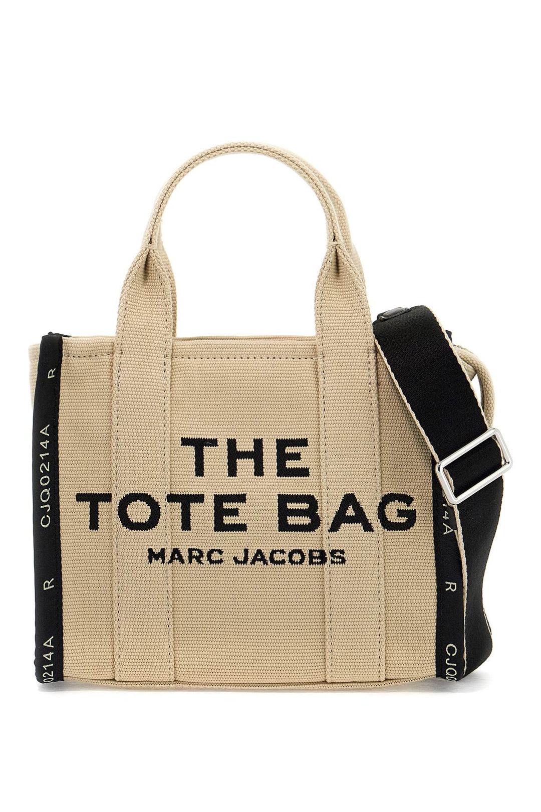 Marc Jacobs The Jacquard Small Tote Bag   Beige