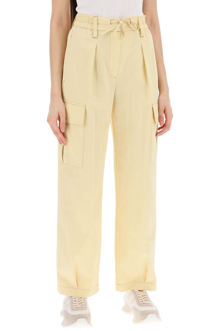 Brunello Cucinelli Gabardine Utility Pants With Pockets And   Giallo