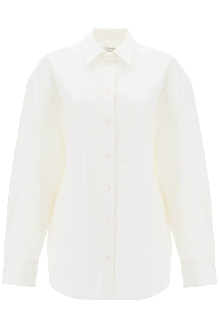 Loulou Studio Espanto Oversized Shirt   Bianco