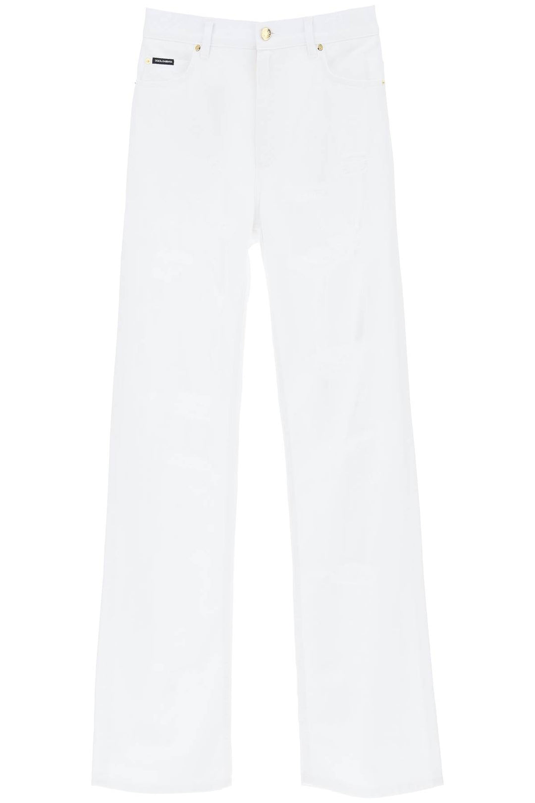 Dolce & Gabbana Destroyed Effect Jeans   Bianco