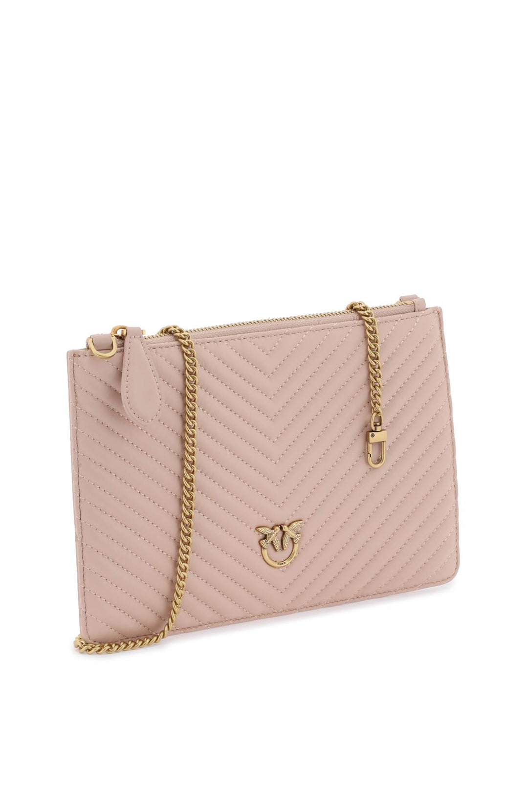 Pinko Classic Flat Love Bag Simply   Rosa