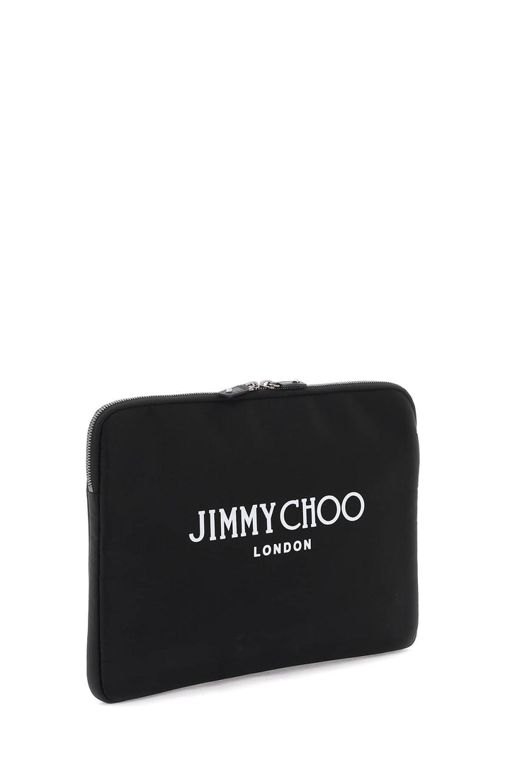 Jimmy Choo Pouch With Logo   Nero