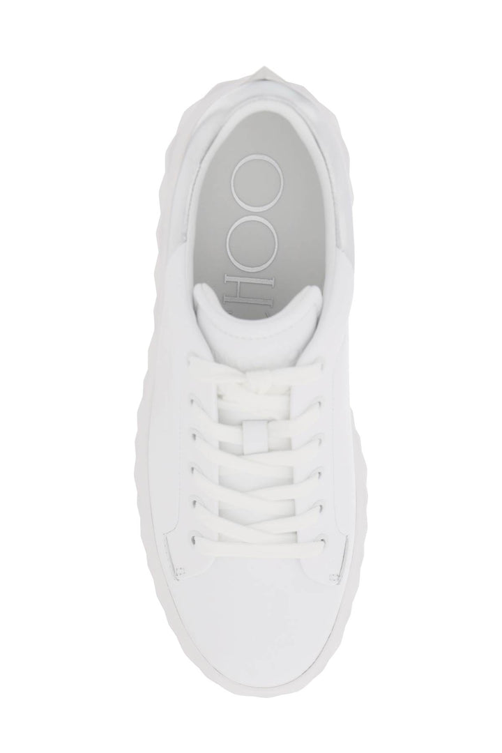 Jimmy Choo Diamond Maxi/F Ii Sneakers   Bianco