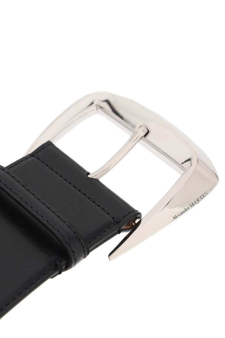 Alexander Mcqueen geometric buckle waist belt