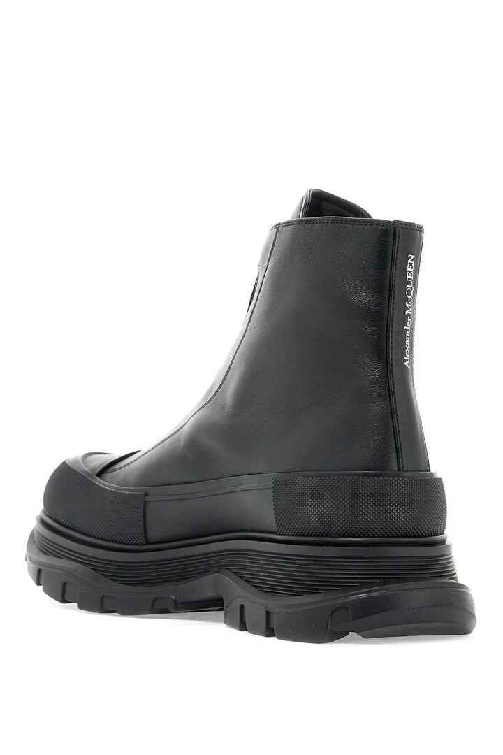 Alexander Mcqueen zip tread boots