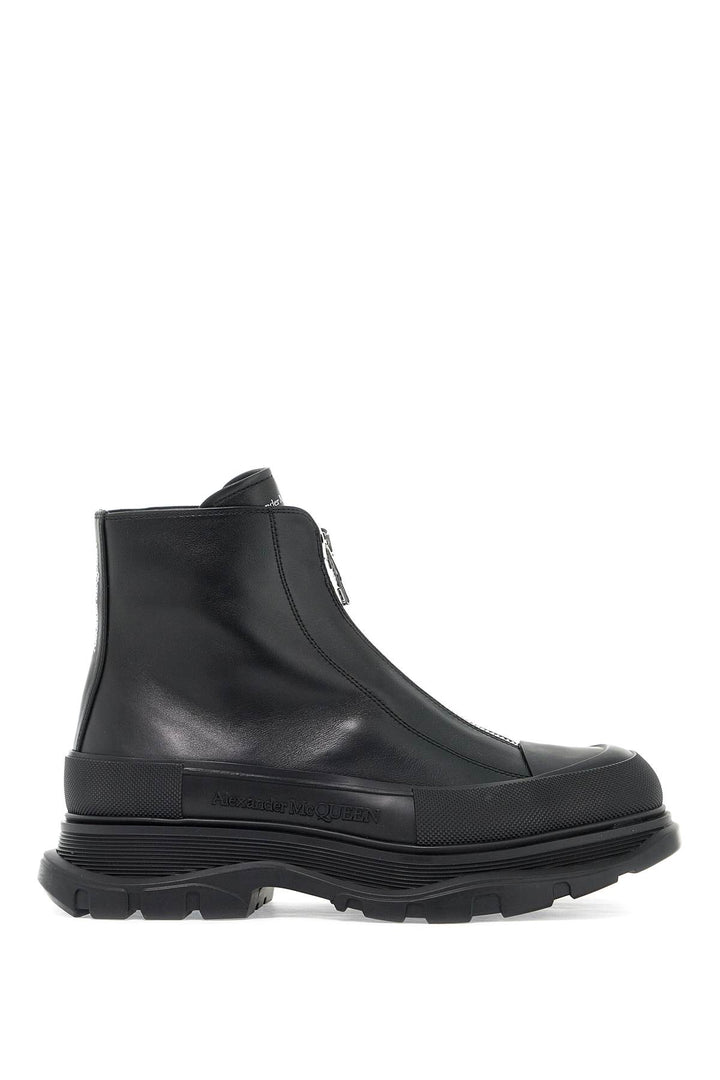 Alexander Mcqueen zip tread boots