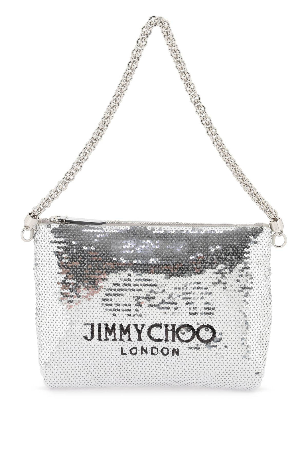 Jimmy Choo Callie Shoulder Bag   Argento