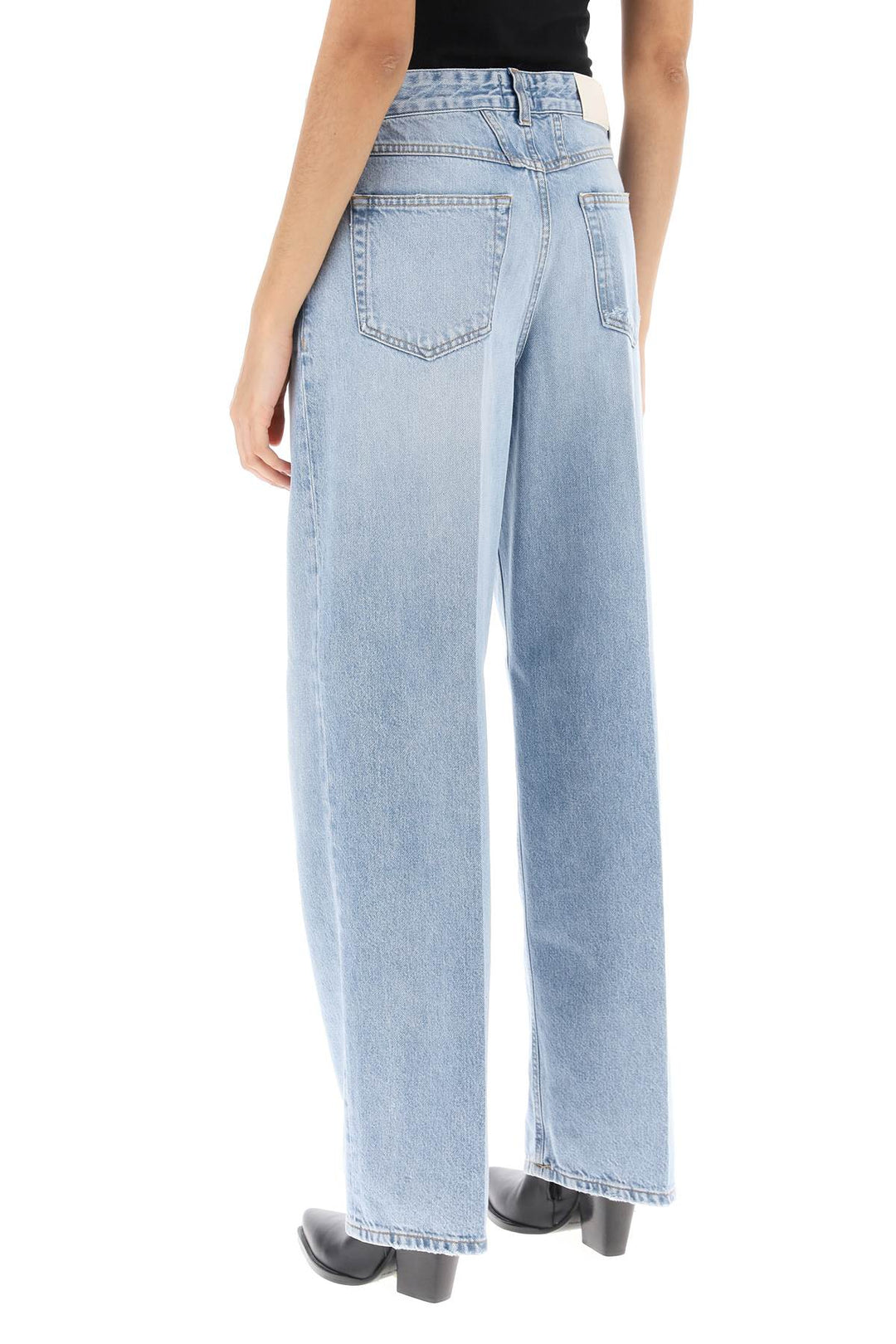 Closed Loose Jeans With Tapered Cut   Celeste