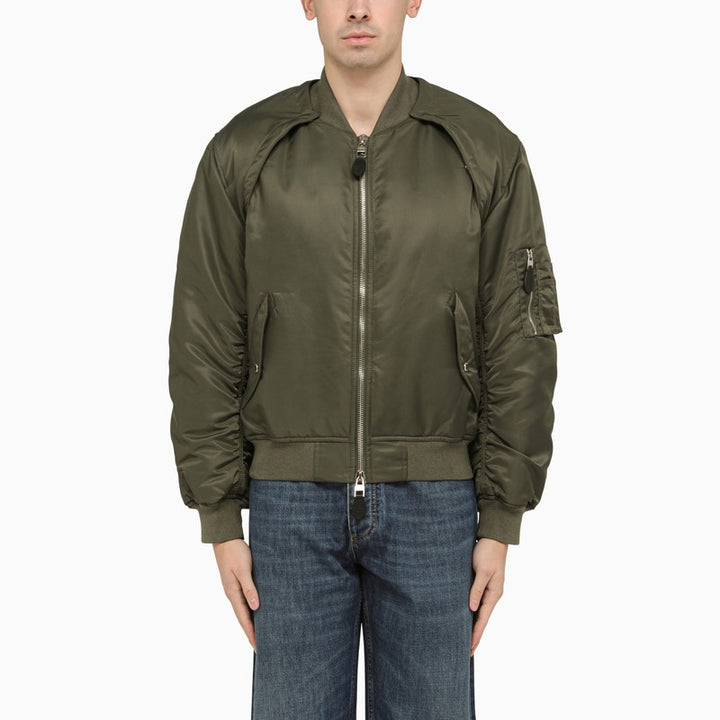 Alexander McQueen Convertible nylon bomber jacket