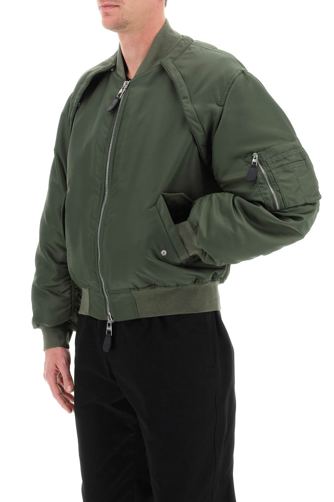 Alexander Mcqueen convertible bomber jacket