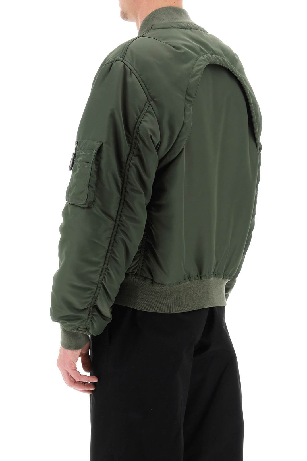 Alexander Mcqueen convertible bomber jacket