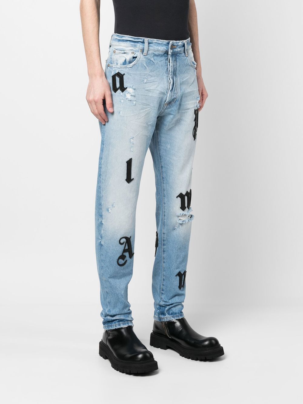 Palm Angels Jeans Clear Blue