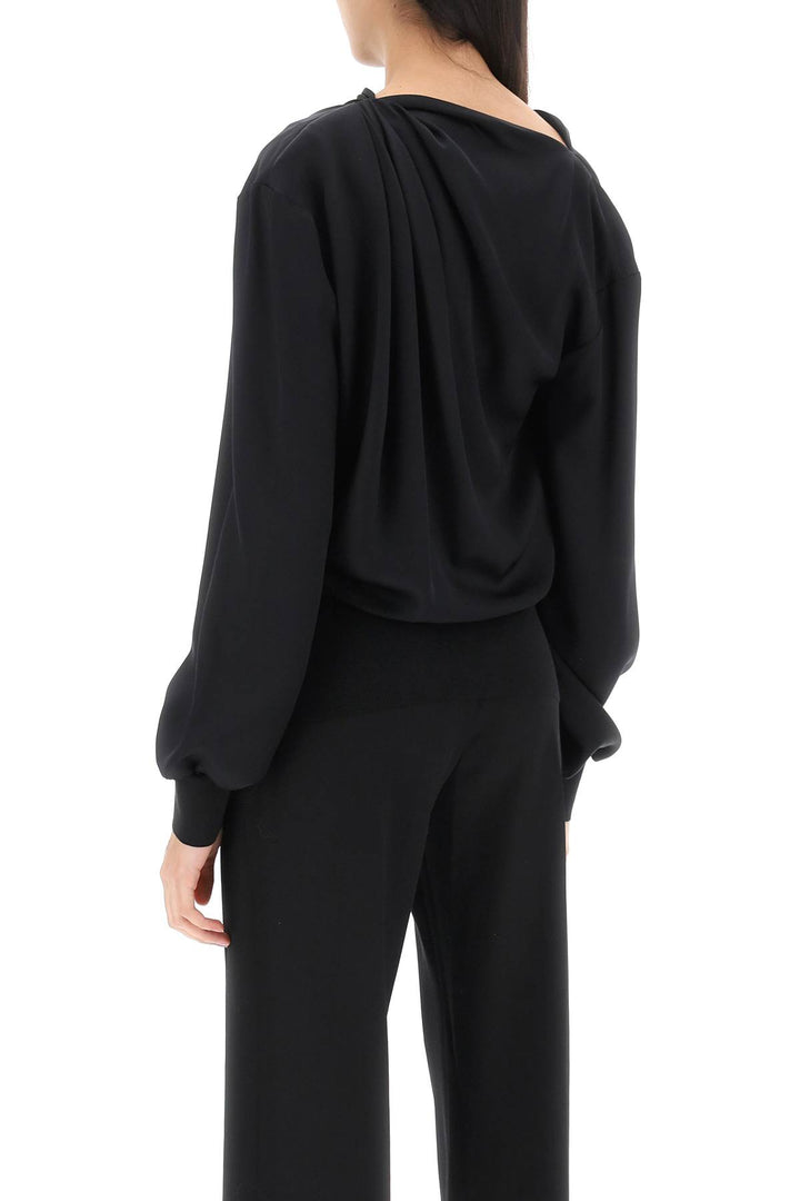 Alexander Mcqueen draped blouse