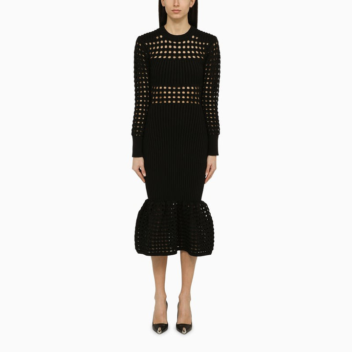 Alexander McQueen knitted midi dress