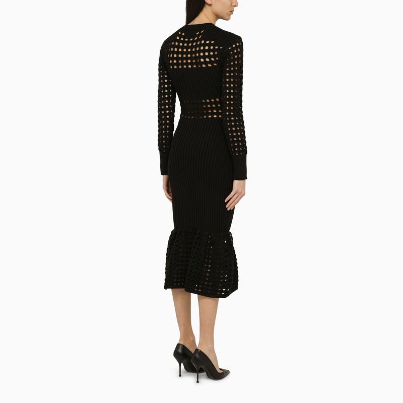 Alexander McQueen knitted midi dress