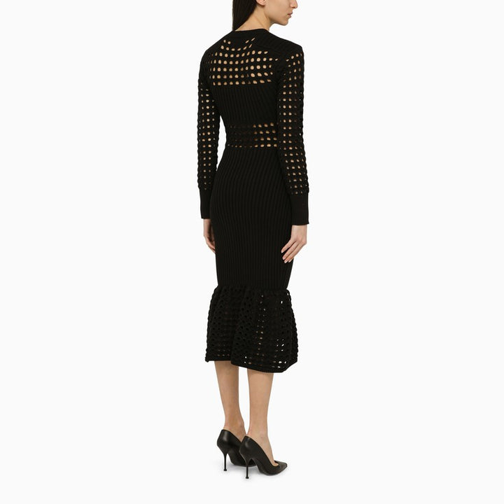 Alexander McQueen knitted midi dress
