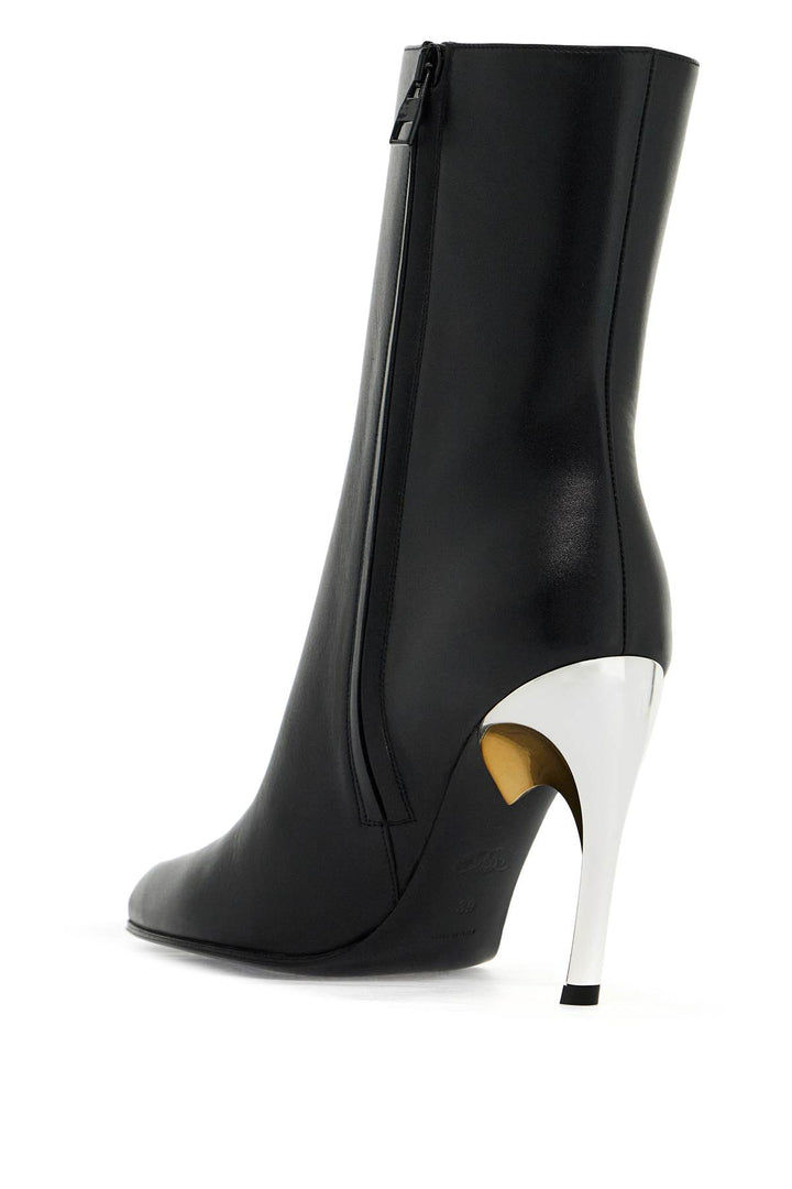 Alexander Mcqueen leather armadillo ankle boots