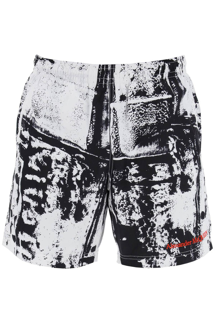 Alexander Mcqueen able women's beach shorts