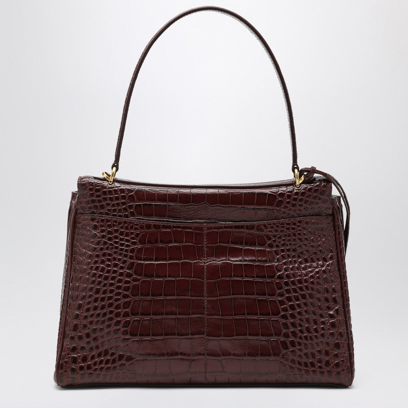 Balenciaga Cocco-print calfskin medium Rodeo bag