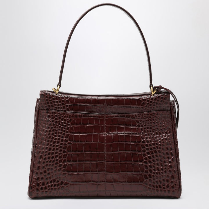 Balenciaga Cocco-print calfskin medium Rodeo bag