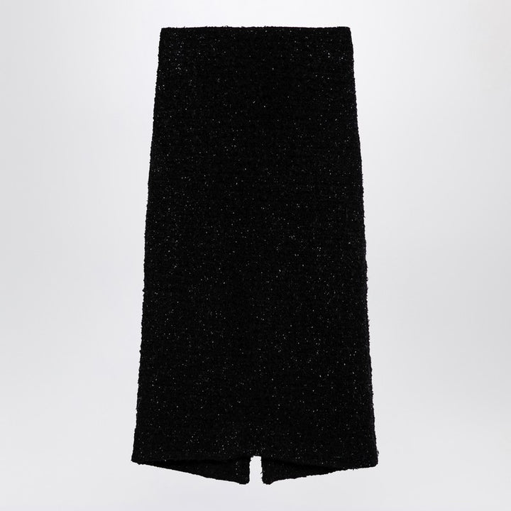 Balenciaga tweed midi skirt