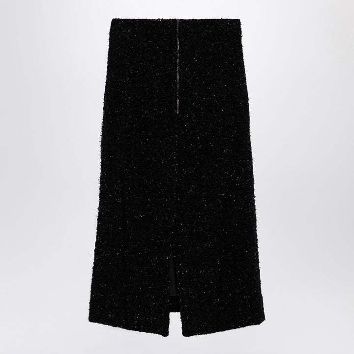 Balenciaga tweed midi skirt