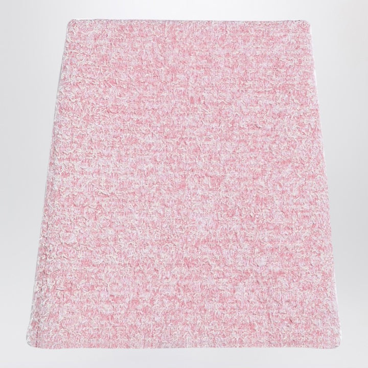 Balenciaga cotton blend tweed mini skirt