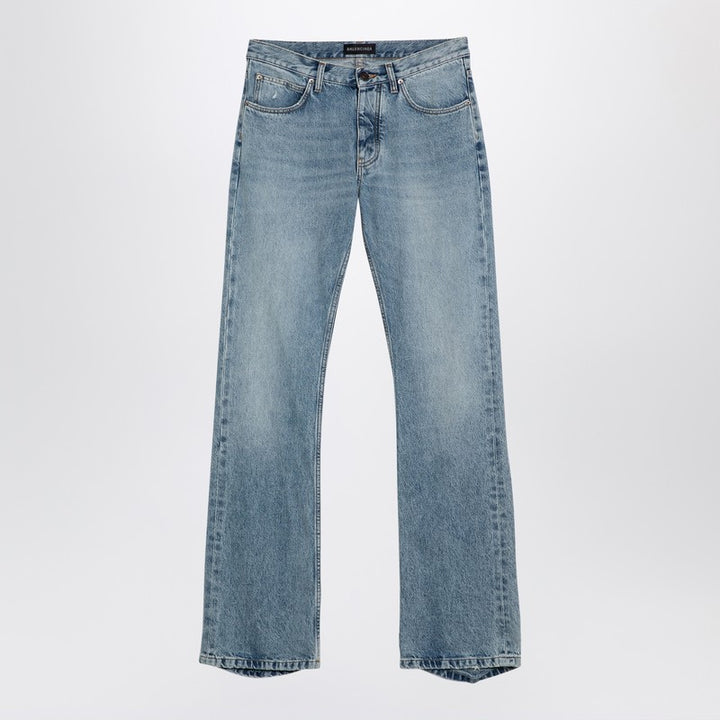 Balenciaga distressed hem jeans