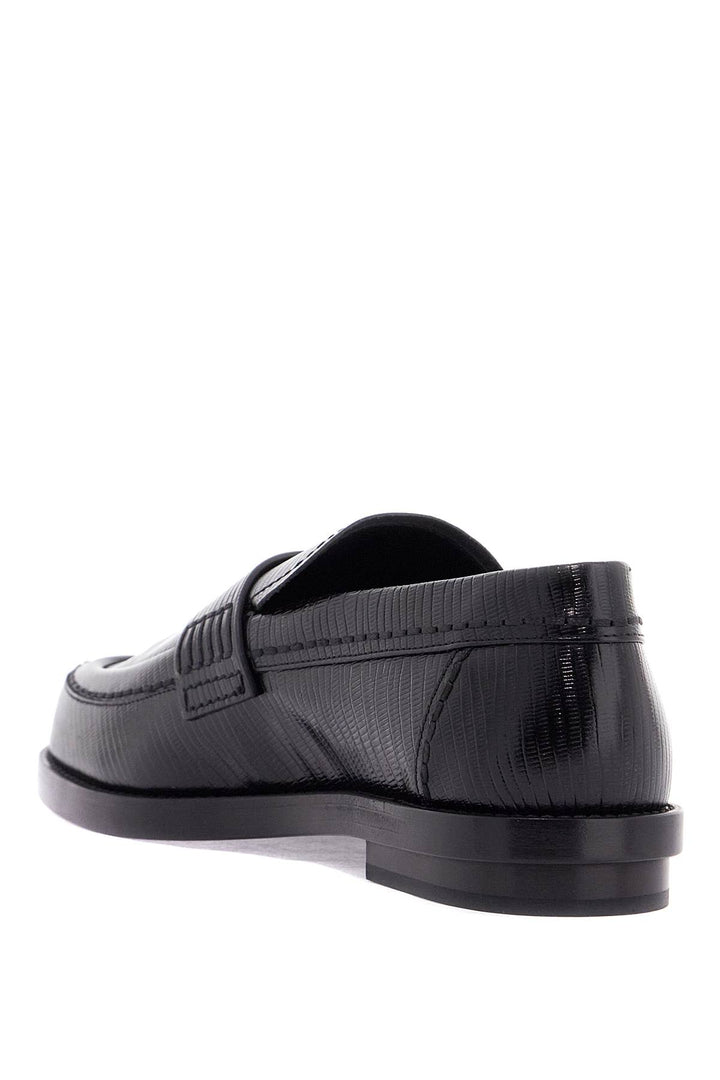 Alexander Mcqueen leather jupiter loafers