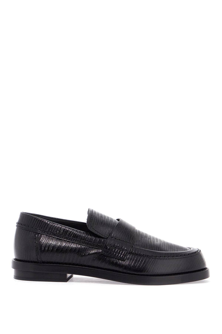 Alexander Mcqueen leather jupiter loafers