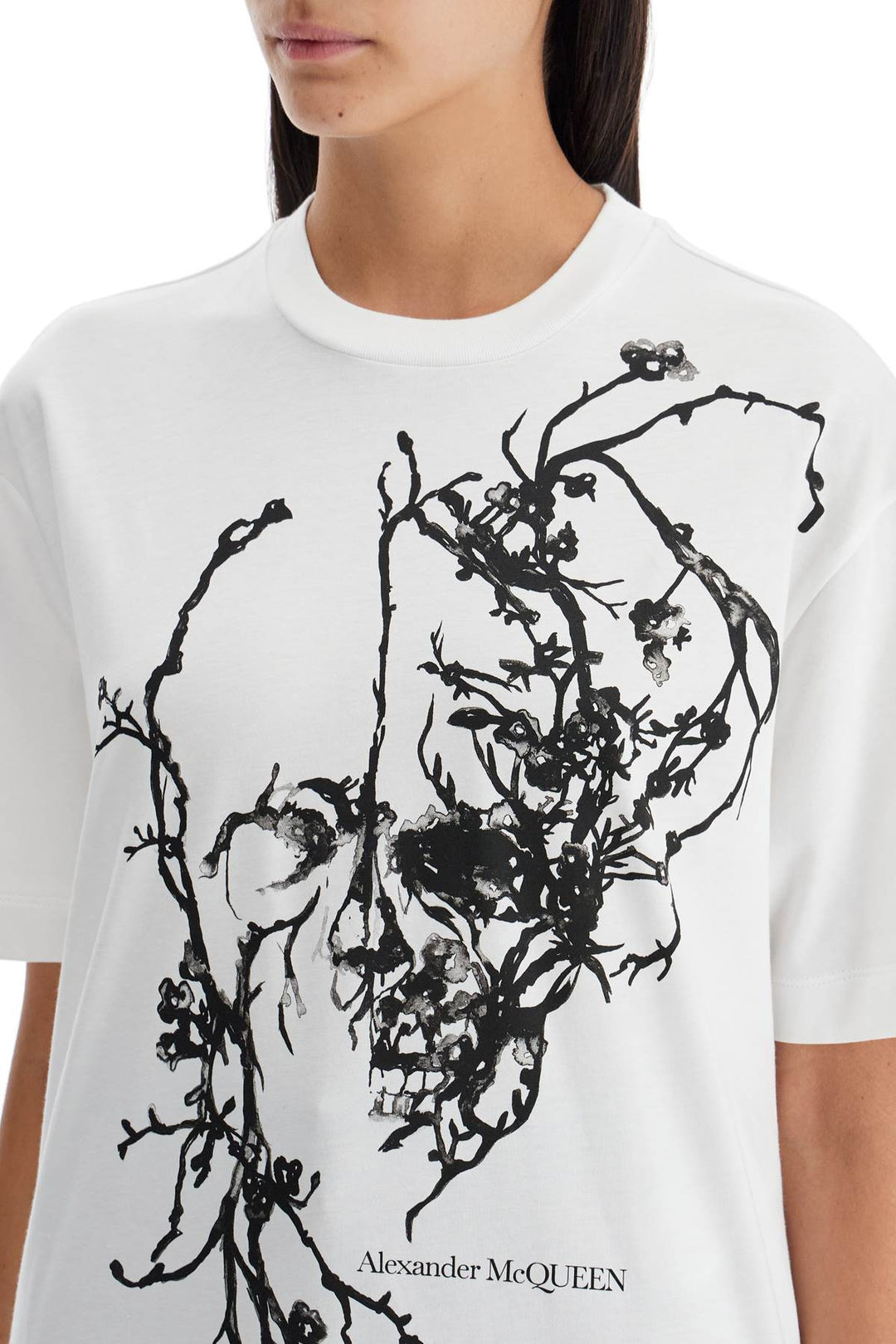 Alexander Mcqueen oversized cherry blossom t-shirt