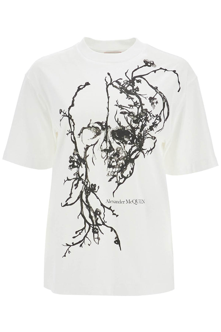 Alexander Mcqueen oversized cherry blossom t-shirt