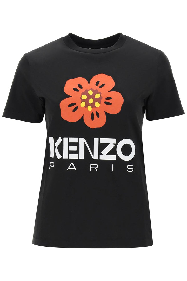 Kenzo Boke Flower Printed T Shirt   Nero