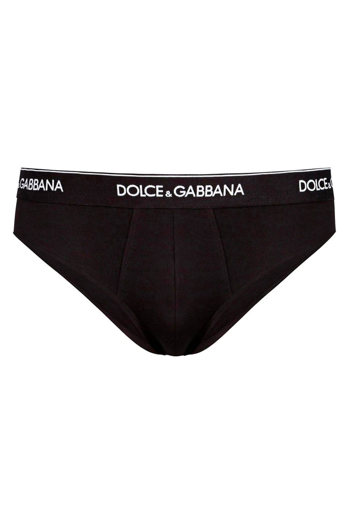 Dolce & Gabbana Underwear Briefs Bi Pack   Black